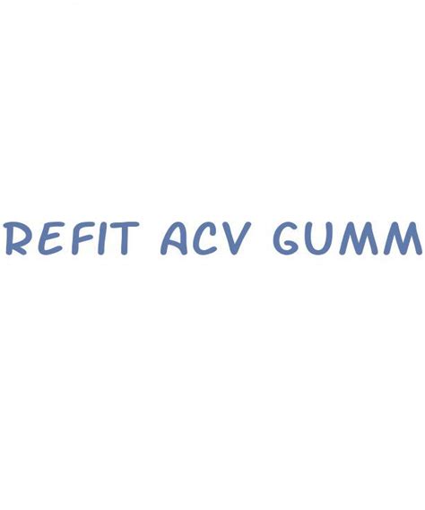 Refit Acv Gummies National Board Of Chiropractic Examiners