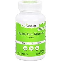 Vitacost Butterbur Extract Standardized 75 Mg 120 Capsules