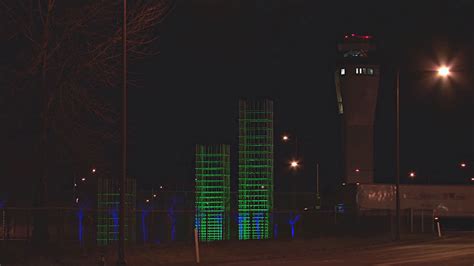 Air Traffic Control Tower At Night Stock Footage SBV-300128291 ...