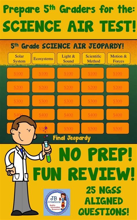 Jeopardy Game 3rd Grade Reading