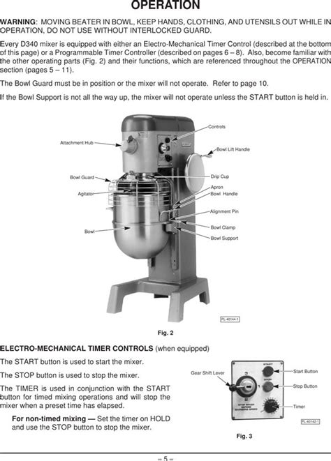 Hobart D300 Mixer Parts Diagram