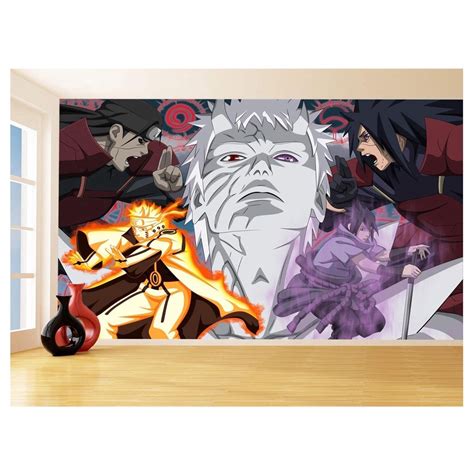 Papel De Parede Anime Naruto Mang Desenho Art M Nrt No Shoptime