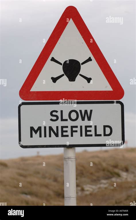 Minefield Warning Sign High Resolution Stock Photography And Images Alamy