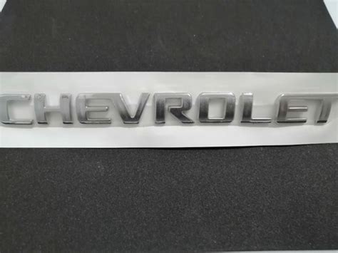 Emblema Chevrolet Letra Suelta Aveo Optra Spark Modelo Vario MercadoLibre