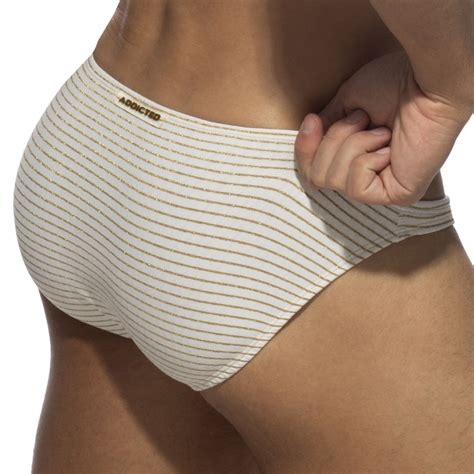 Addicted Regal Reversible Bikini Swim Briefs Ivory INDERWEAR