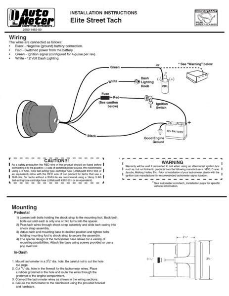 Harley Tachometer Wiring Diagram