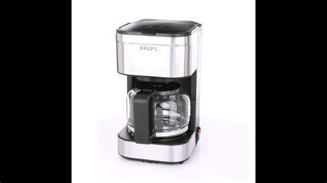 KRUPS Simply Brew Compact Filter Drip Coffee Maker 5 Cup Silver YouTube