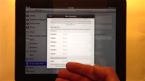 Creating A New Apple Id On Ipad Youtube