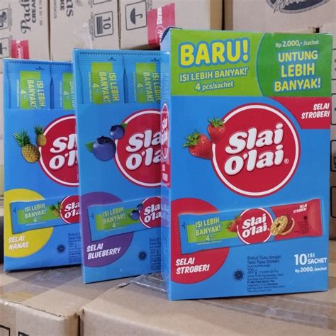 Jual Slai Olai Varian Rasa Strawberry Blueberry Nanas Shopee Indonesia