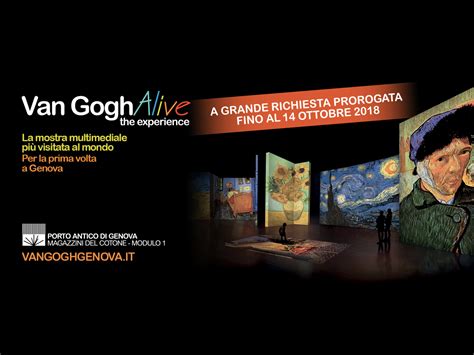 La Mostra Multimediale Van Gogh Alive The Experience Prorogata Fino