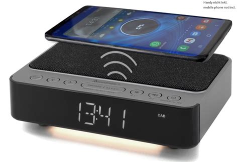 Dab Fm Clock Radio With Wireless Charging Function Ur250an