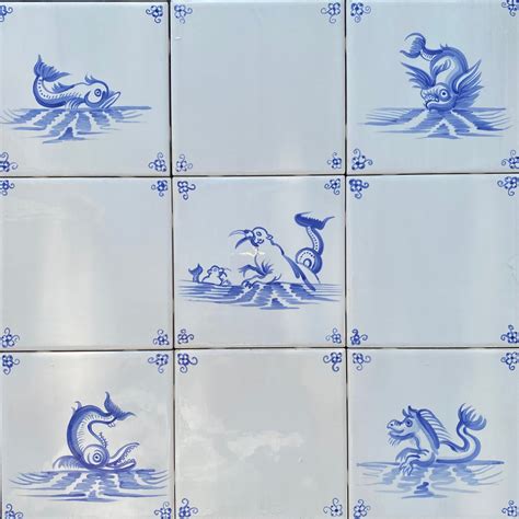 Dutch Delft Hand Painted Tiles Historically Accurate Ready Etsy