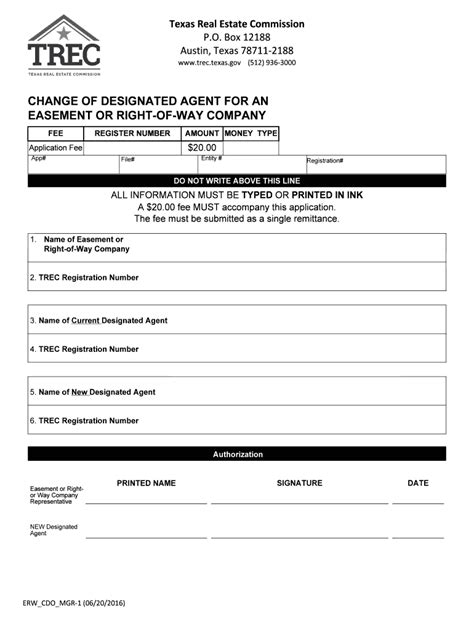 Tx Trec Erw Cdo Mgr Fill And Sign Printable Template