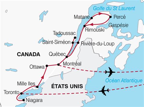 Circuit Le Canada Et La Gaspesie Les Belles Provinces Formule Premium