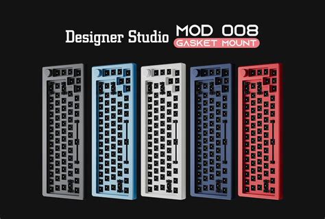 Akko MOD 008 RGB Hot Swappable Wired Mechanical Keyboard DIY Kit With