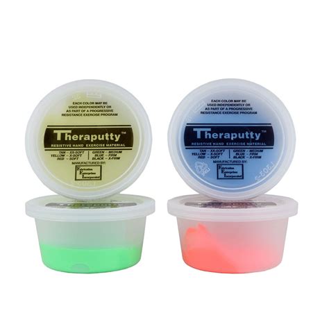 Cando Theraputty Exercise Putty 2 Oz Set Of 4 Or 6 Progressive