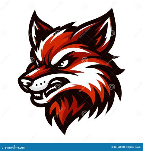 Fox Head Icon Vector Illustration Stock Illustration Illustration Of