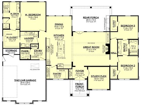 River Ranch House Plan House Plan Zone
