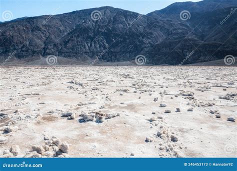 Salt Flats In Badwater Basin Cover Nearly 200 Square Miles Among The