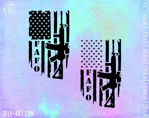 Fuck Around And Find Out Flag Svg FAFO Funny Cut File Adult Etsy