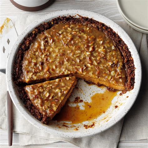 Praline Pumpkin Pecan Pie Recipe Taste Of Home