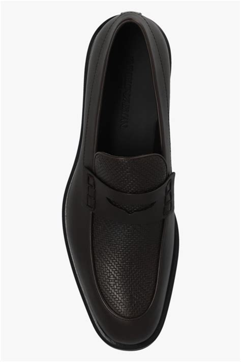 Br Zowy Buty Typu Loafers Emporio Armani Vitkac Polska