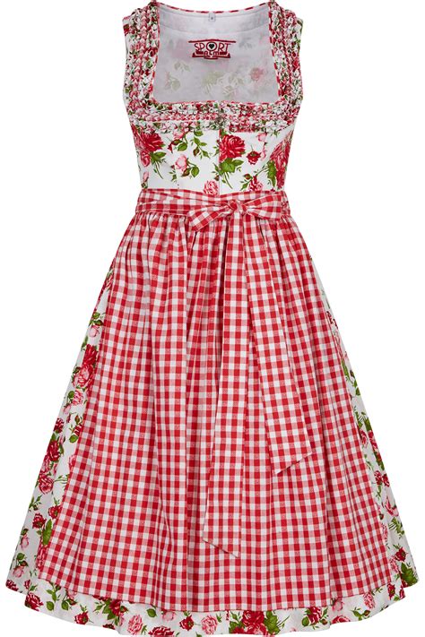 Dirndl Im Allover Rosendruck By Sportalm Inkl Bluse Teilig