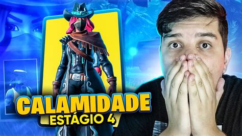 Liberei A Skin Da Calamidade Estagio No Fortnite Juaum Youtube