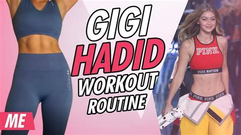 Trying Gigi Hadids Workout Routine Youtube Model Workout Routine