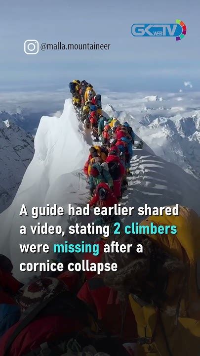 Human Traffic Jam At Mount Everest Indian Climber Shares Shocking