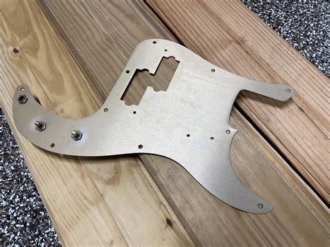 Sold Fender Gold Anodized Pickguard Precision Bass