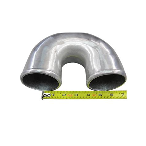 3 Cast Aluminium Elbow U 180 Deg For Intercooler Turbo Pipe Polish