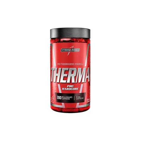 Therma Pro Hardcore Integralmédica 120 Cápsulas Cafeína Pura MBR
