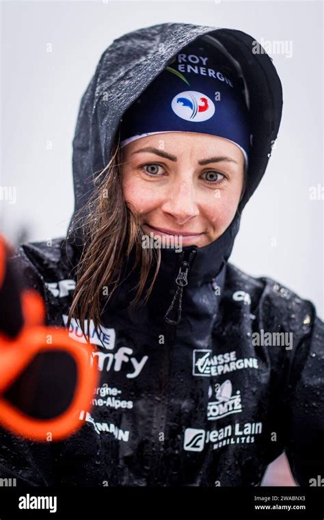 Justine Braisaz Bouchet de France en action lors de la séance d