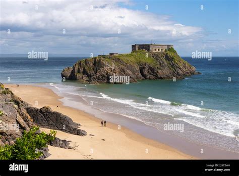 St Catherine S Island And Napoleonic Fortress On A Tidal Island At The