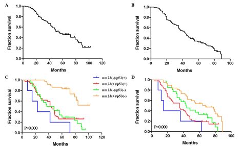 Combined Detection Of The Expression Of Nm23‑h1 And P53 Is Correlated