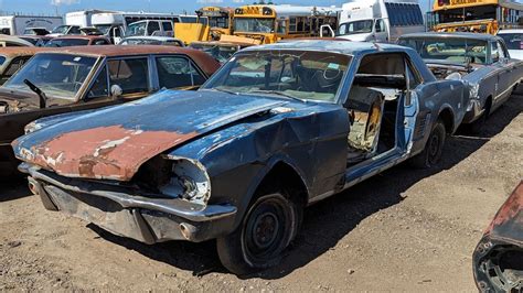 Gallery Bonanza Of 1964 1973 Ford Mustangs In Colorado Junkyard