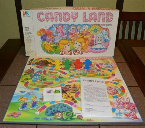 Vintage CANDY LAND Board Game MB 1984 w/box *100% Complete* | #2118047317