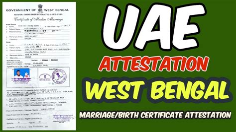 Marriage Certificate Attestation UAE Dubai Certificate Attestation