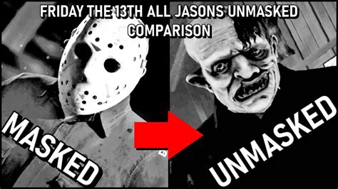 All Jasons Unmasked Friday The 13th Youtube