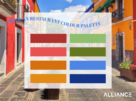 Mexican Restaurant Colour Palette Etsy