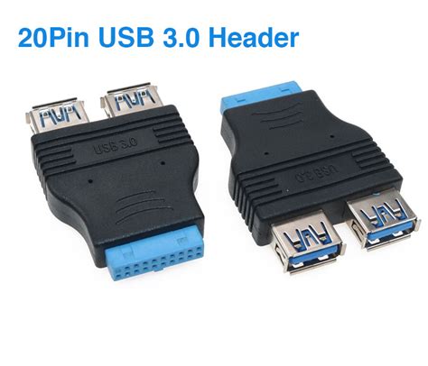 Adapter 20pin Header To 2 Usb 3 0 Female