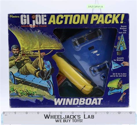 Wind Boat Action Pack Gi Joe Adventure Team 1972 Hasbro Vintage New