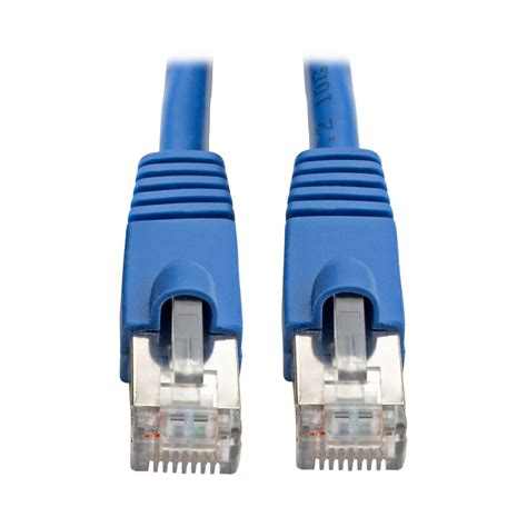7FT CAT6 CAT6A PATCH CABLE 10G AUGMENTED STP SNAGLESS RJ45 MM BLUE (N262-007-BL)