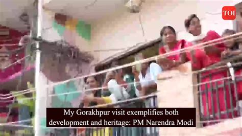 Narendra Modi Pm Modi In Gorakhpur For Gita Press Event Vande Bharat