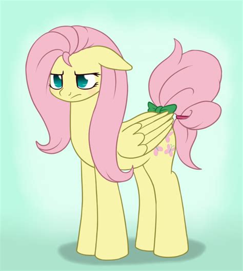 Safe Artist Marindashy Fluttershy Annoyed Female Floppy