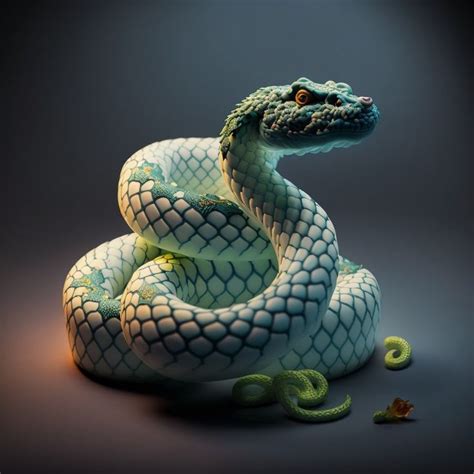 Blue and Green Snake