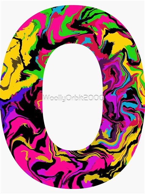 Letter O Sticker Sticker By Woollyorbit2000 Redbubble