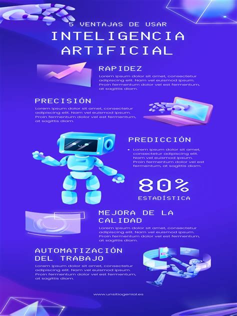 5 Ventajas De Usar Inteligencia Artificial Infografía Pdf