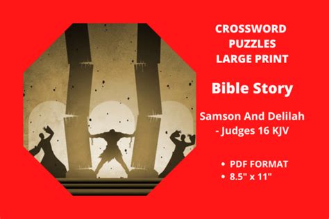 Bible Story Judges Crossword Puzzles Graphic By Joseph Varghese